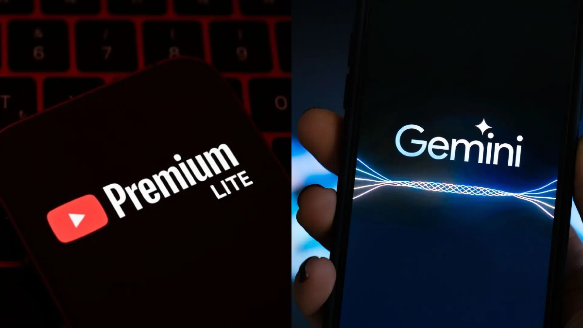 Google refuerza su oferta de IA al regalar YouTube Premium Lite a sus suscriptores de Gemini AI Pro
